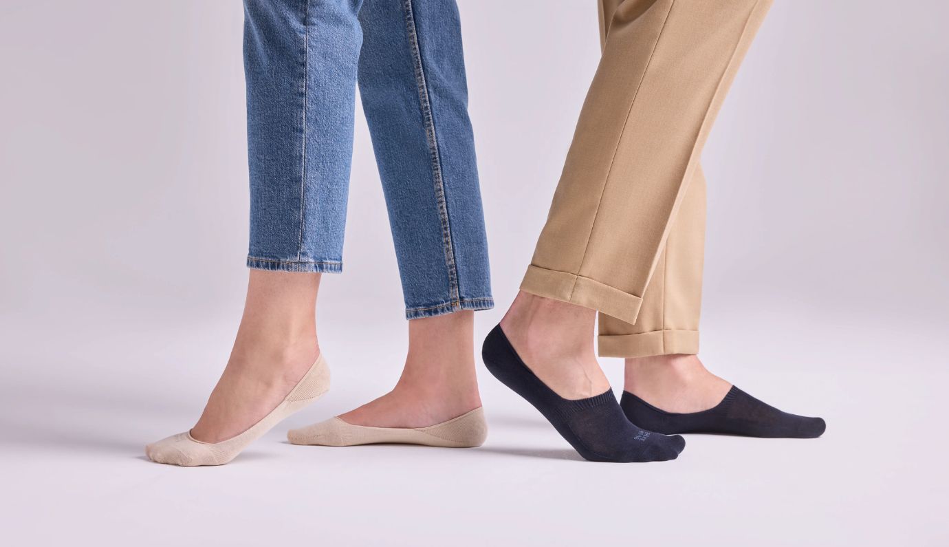 Collectie merino wollen footies en onzichtbare sokken