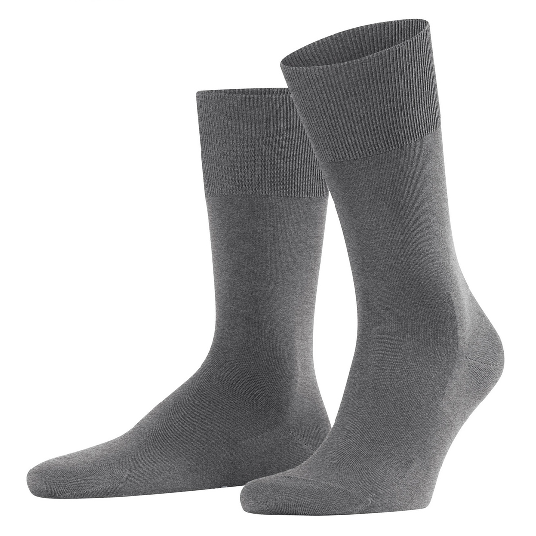ClimaWool kniekousen dames, grijs merino-lyocell mix, set van 2 paar