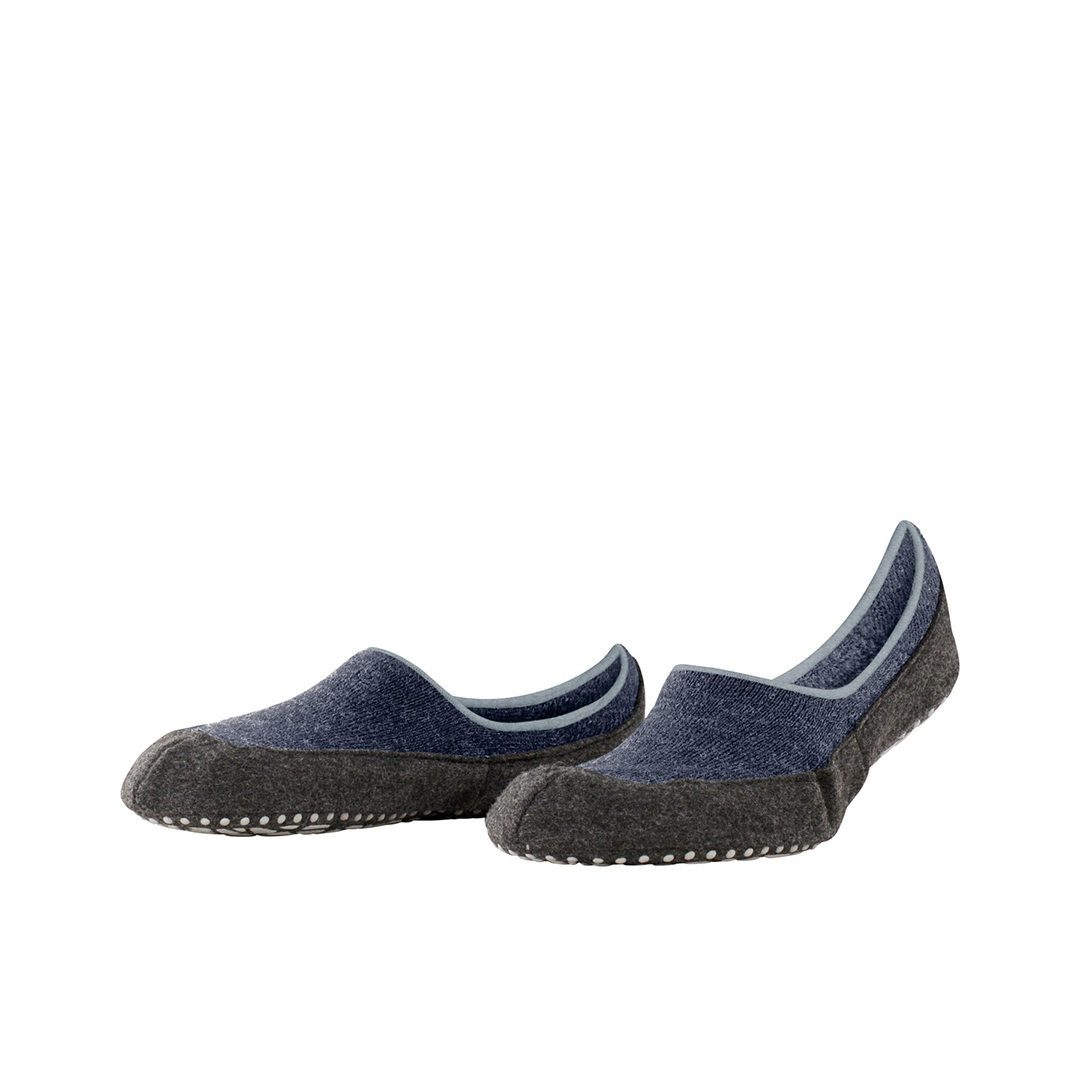Cosyshoe sloffen heren donkerblauw, anti-slip zool met noppen