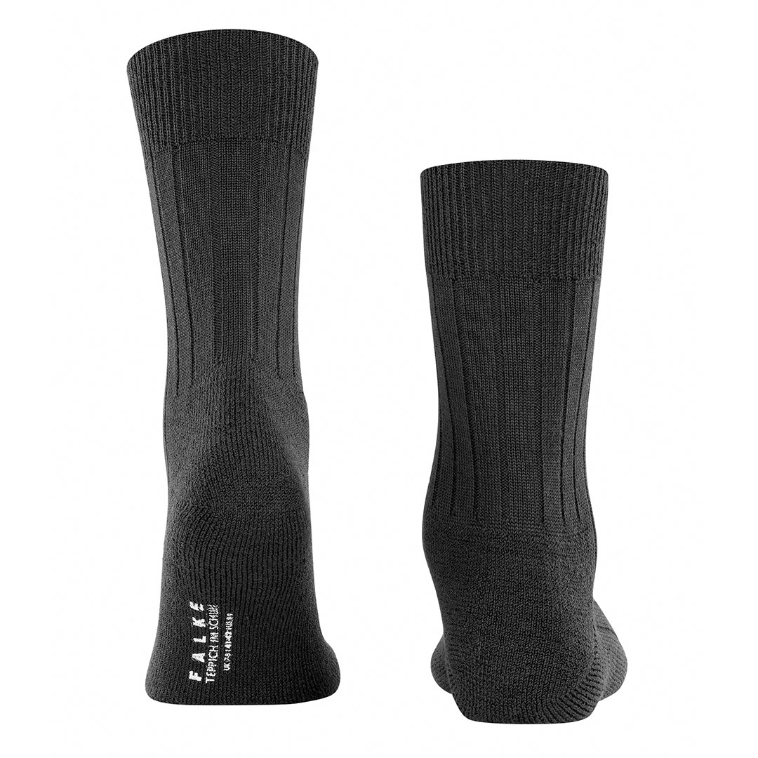 Falke teppich wollen herensokken met badstof