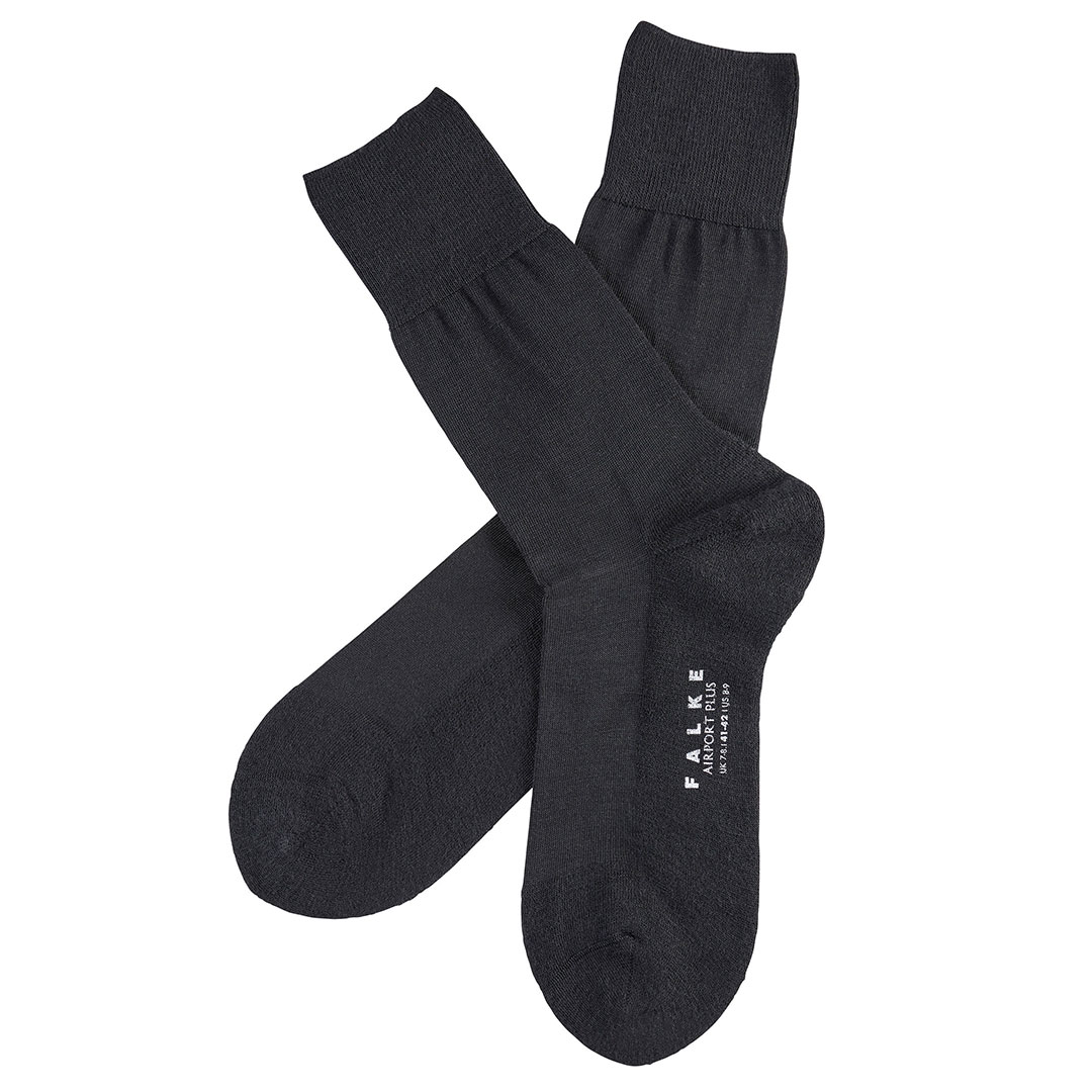 Falke merino wollen sokken met badstofvoetbed