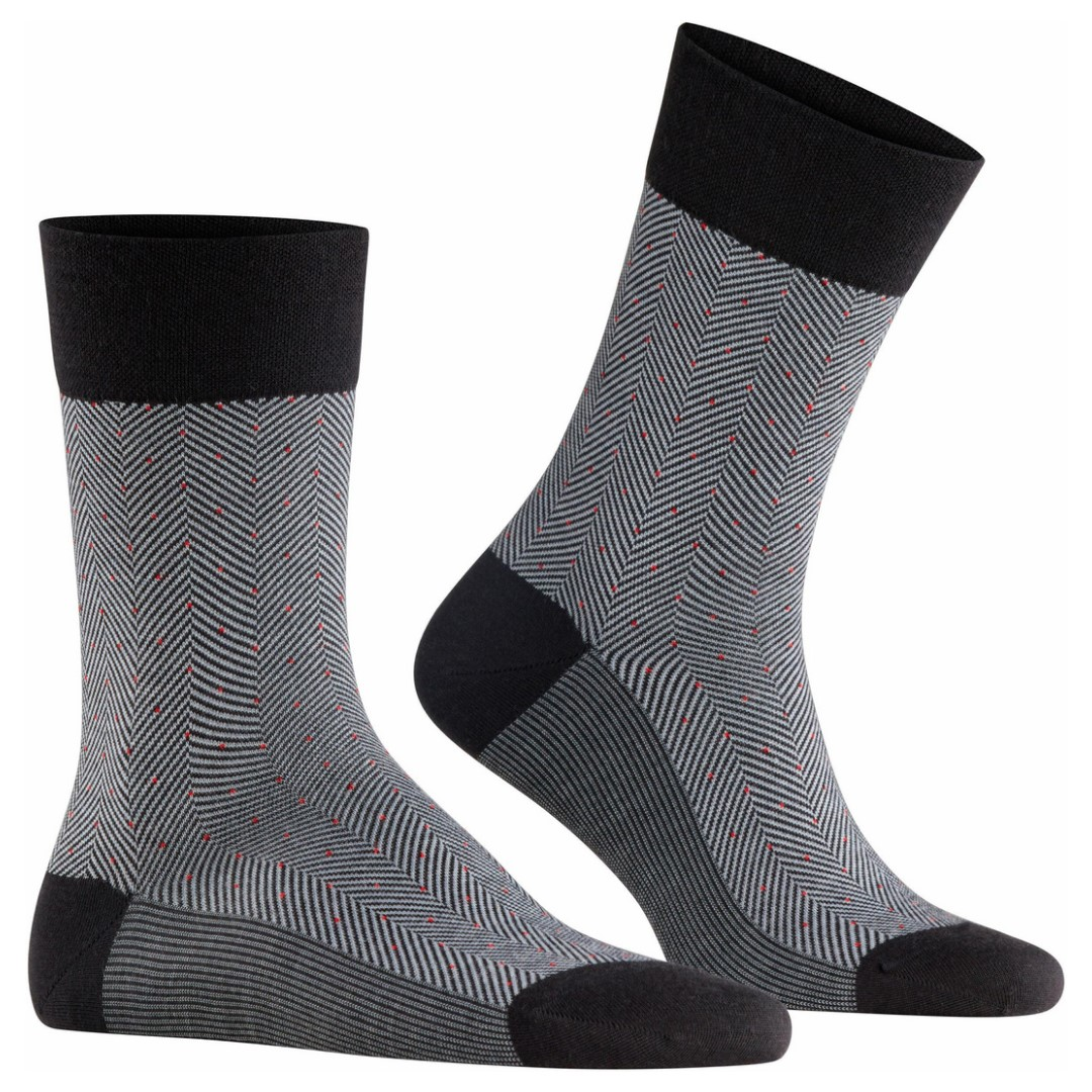 Sensitive Herringbone Heren Sokken met Losse Boord