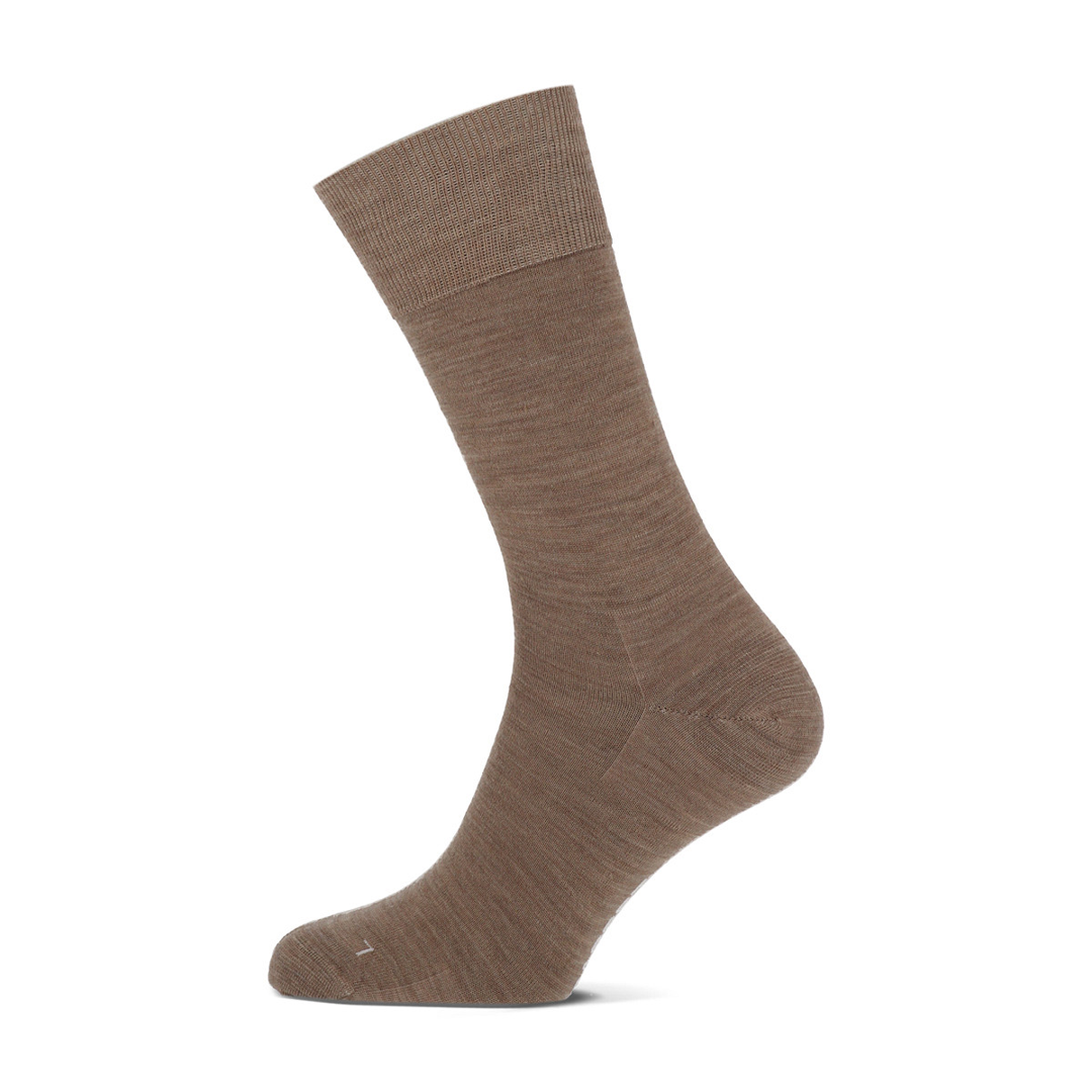 Beige sokken met badstof voetbed, casual terry