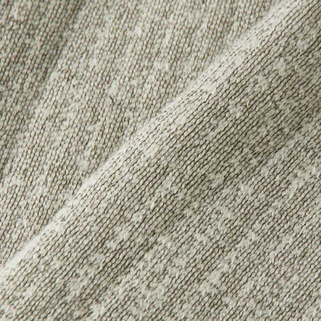 Thermal+ tracking sokken grijs, close-up van fijn gebreid weefsel