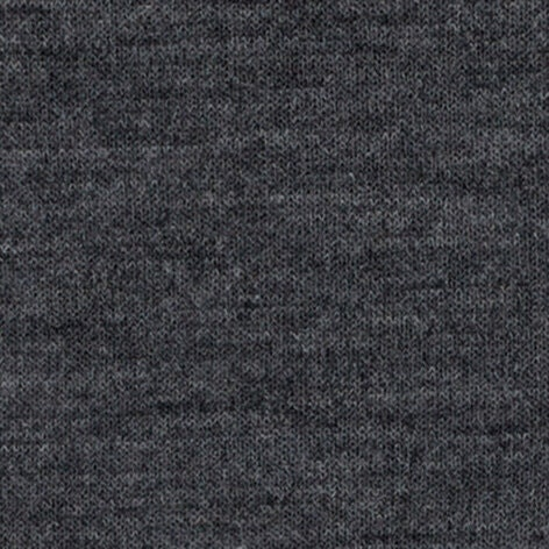 Grijze gemêleerde kniekousstof, close-up van het breiwerk