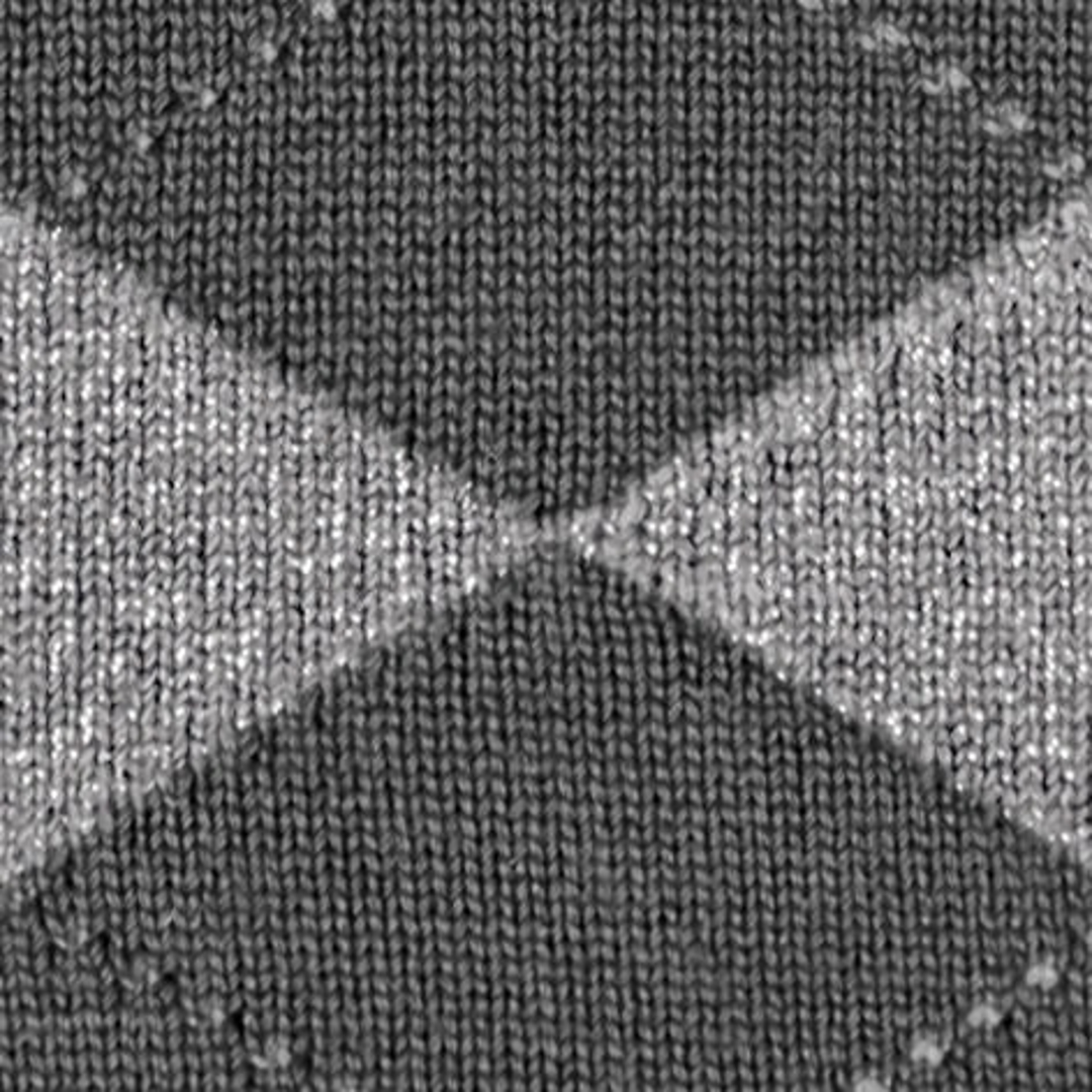 Marylebone damessok met glitter ribstructuur en donkere ruitaccenten
