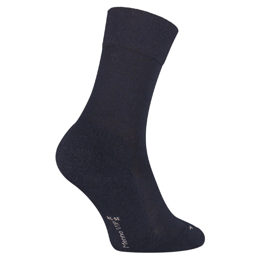 Sokken met badstof voetbed, donkerblauw