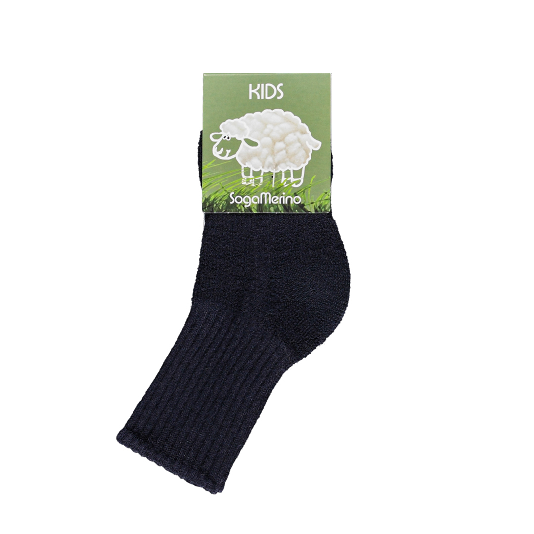 Verpakte thermo kindersok met badstof voering, marineblauw, Kids