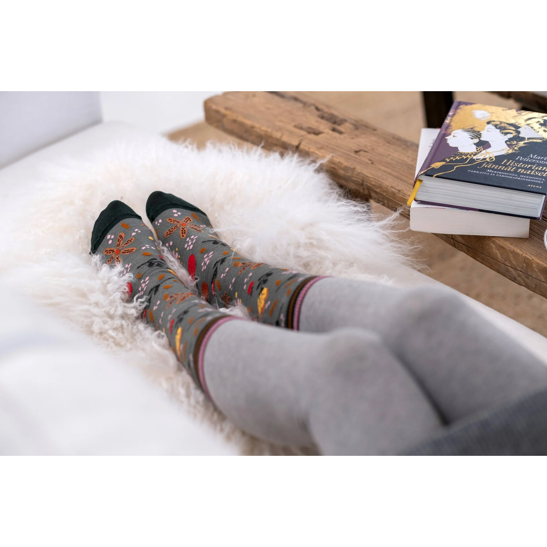 Alledaagse Sokken met Print - Autumn Garden