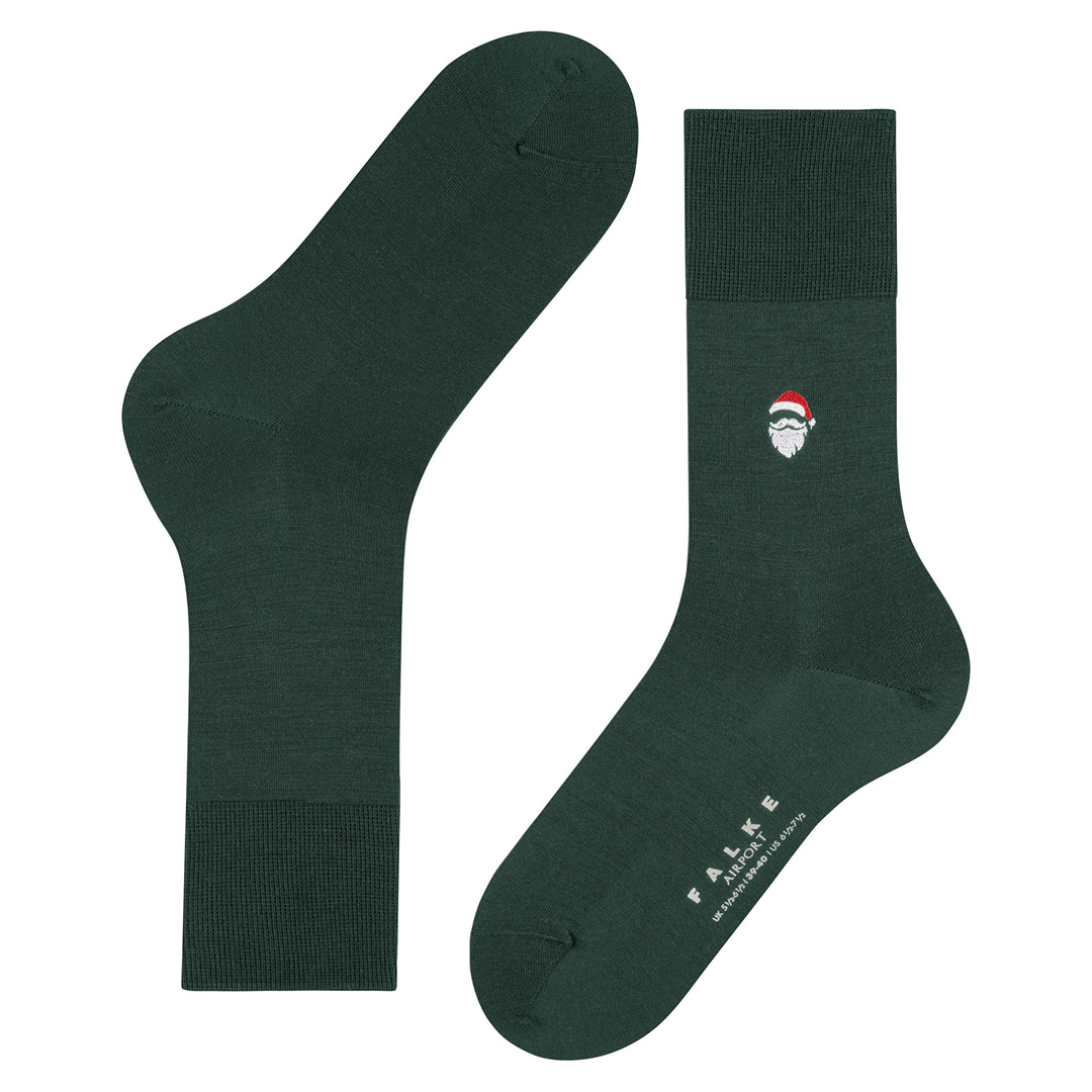 Airport Sokken met Kerstman Design