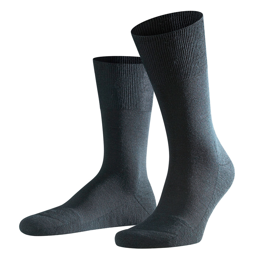 Falke merino wollen sokken met badstofvoetbed