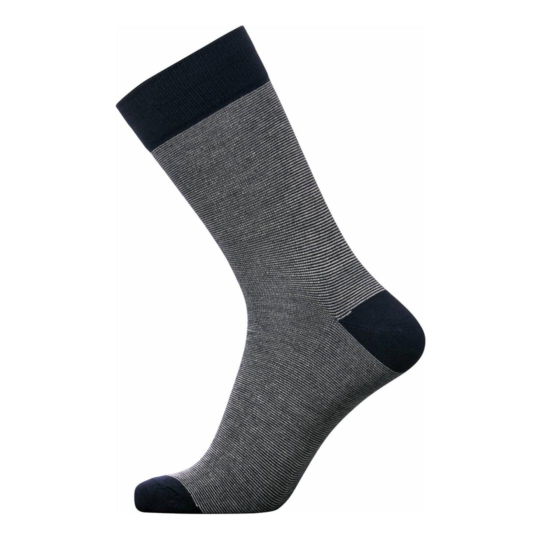 Gestreepte Twin Sokken van Katoen-Merino mix