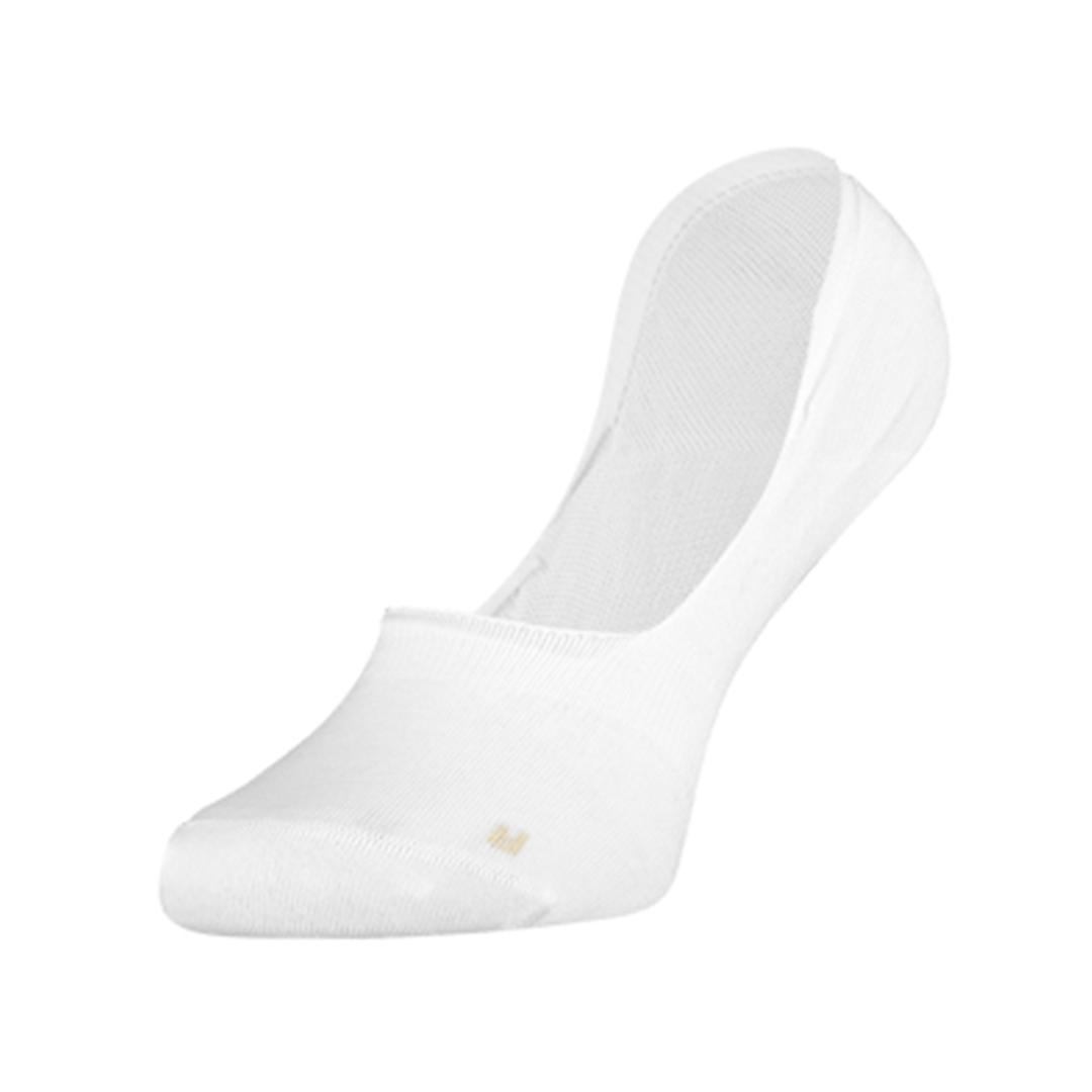 Invisible Footies 2-pack - S19, witte onzichtbare voetie met klein logo op wreef