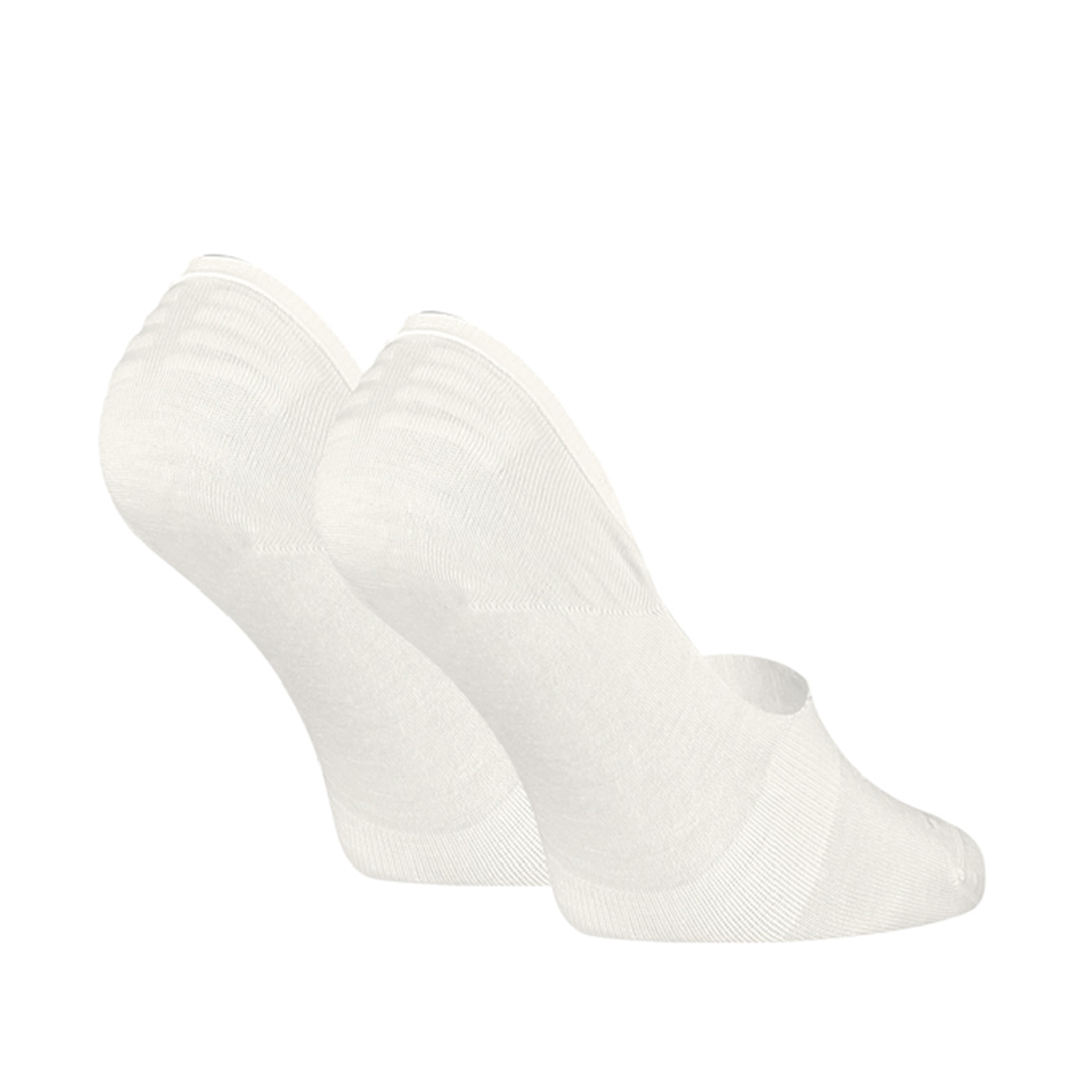 Witte Invisible Footies S19, onzichtbare voeties in tweepack, lage boord