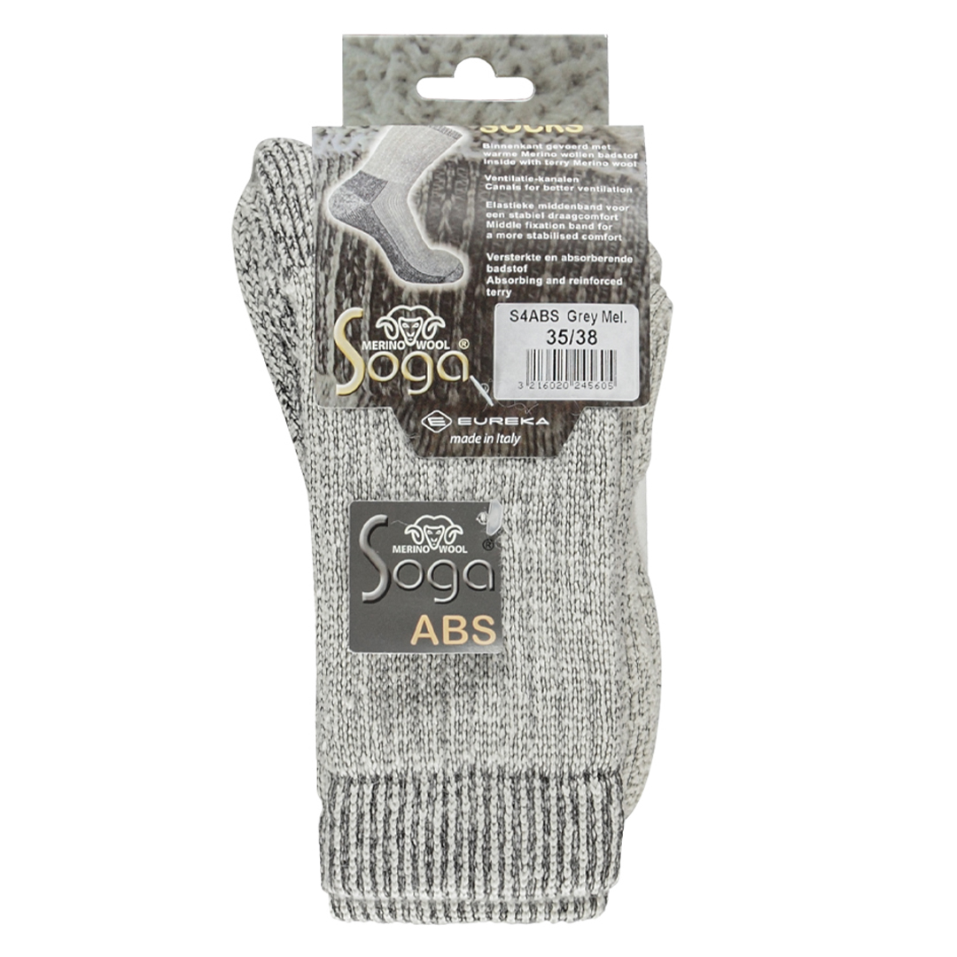 Warme Sokken met Anti-Slip en Badstof Voering - S4