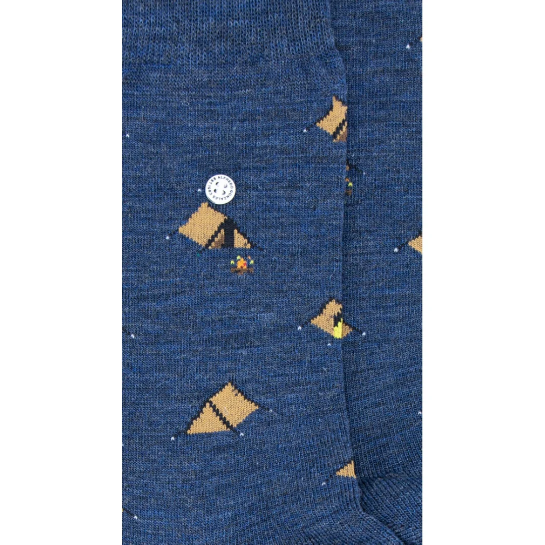 Camping Print Sokken - Lifestyle