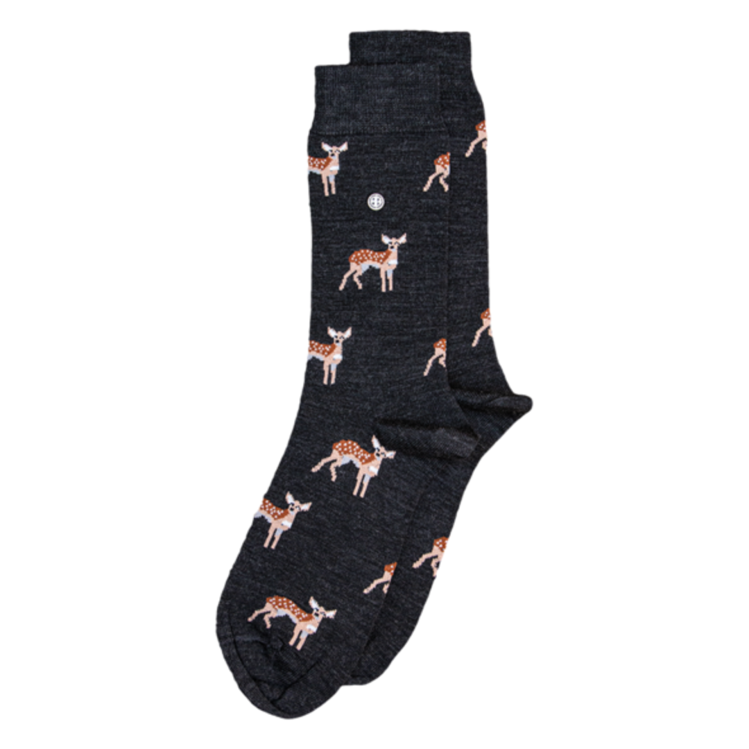 Deer Print Sokken - Lifestyle