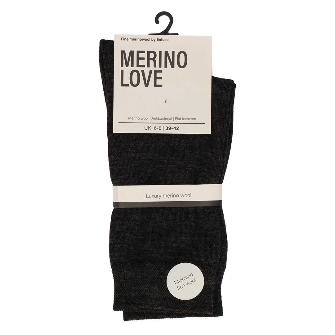Merino Love Dagelijkse Sokken - Classic – antraciet