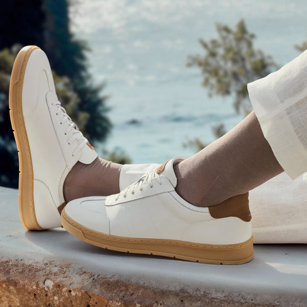 sokken gemaakt van een mix van merino wol en cashmere